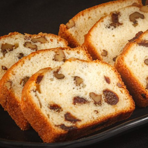 Dates and Walnut Pound Cake